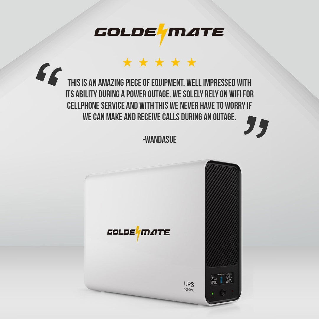 Golden Mate UPS: The 10-Year Service Life Power Solution